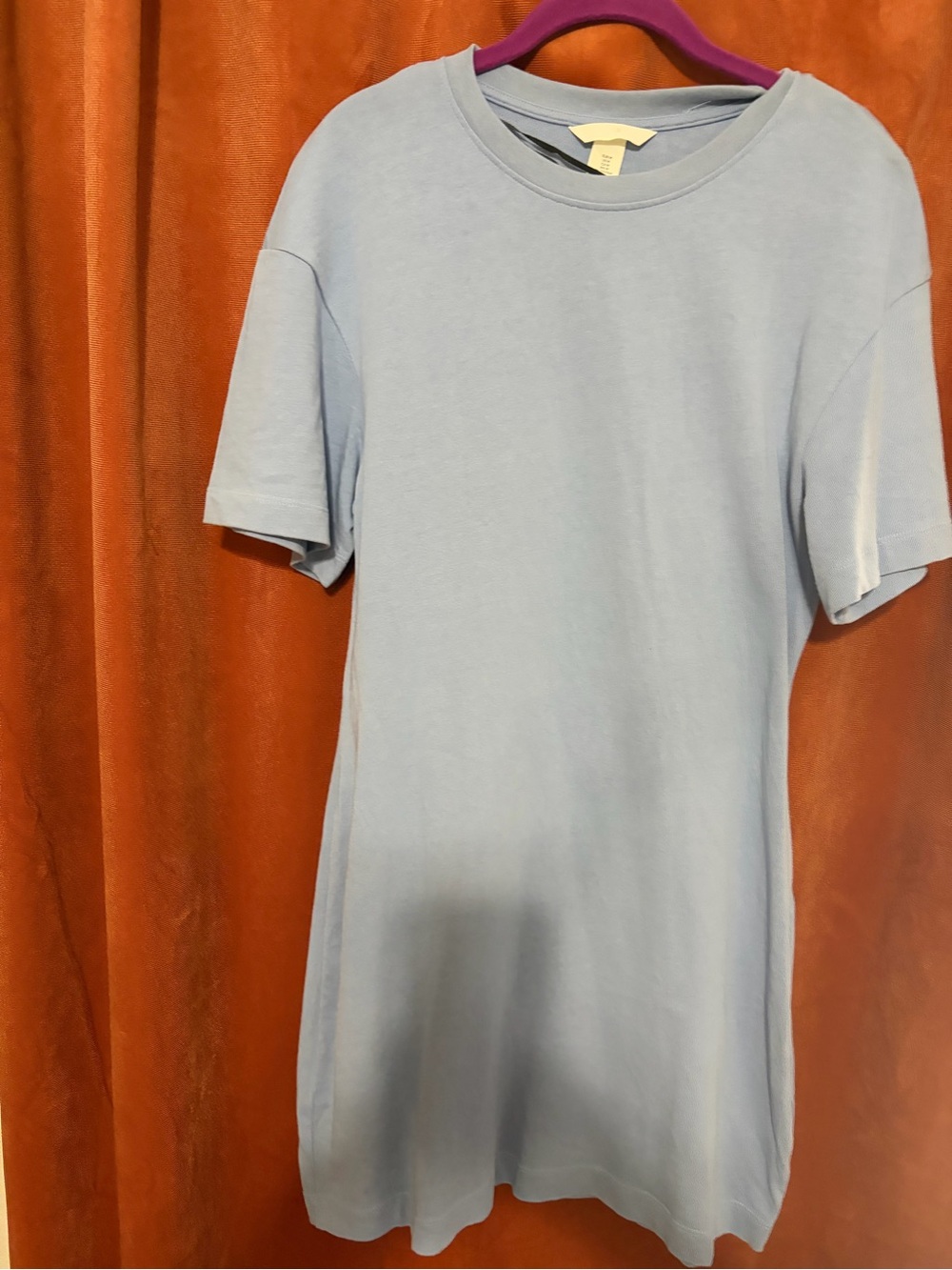 H&M Light Blue Short Sleeve Crewneck Tee